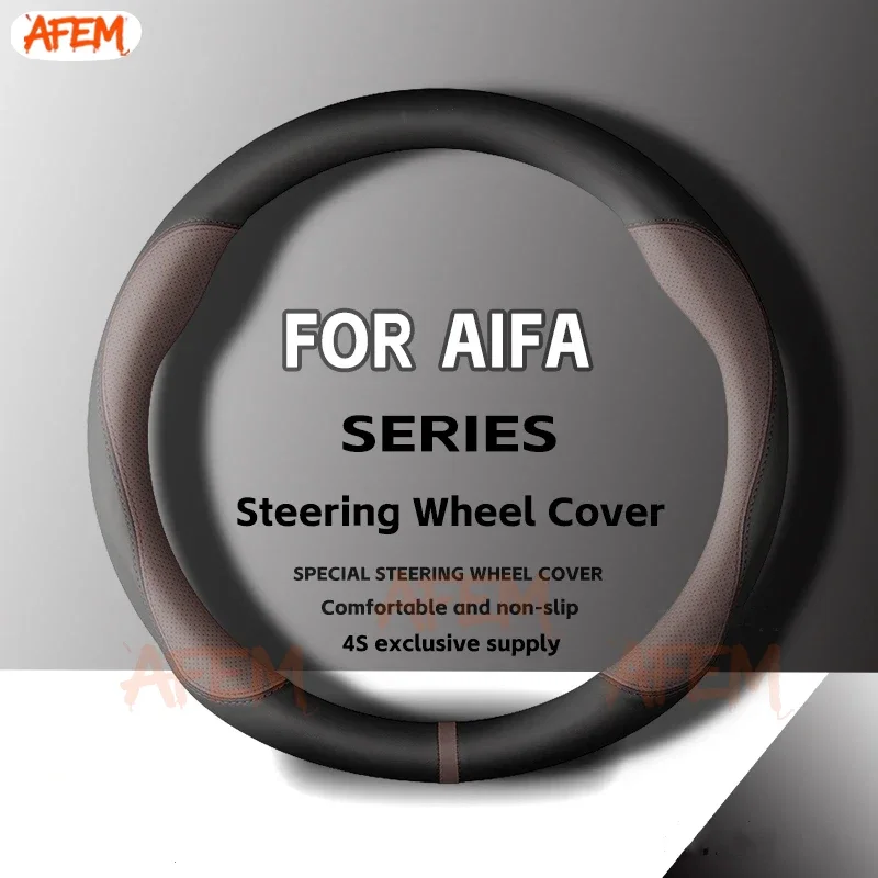 Carbon fiber Leather Car Steering Wheel Cover For Alfa Romeo Giulia Stelvio Giulietta 159 147 156 Mito Sportiva Auto Accessories