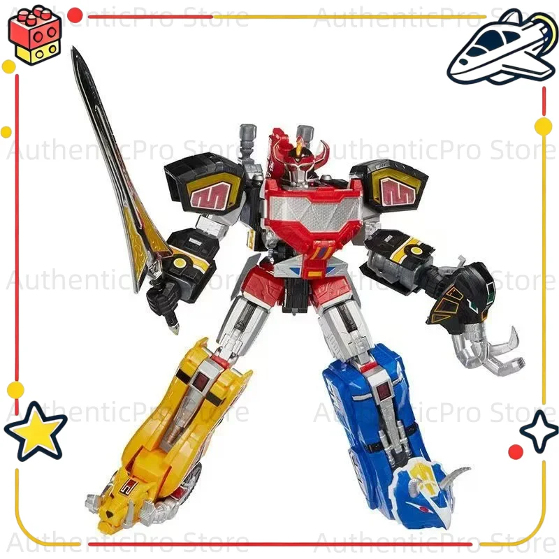 【In Stock】Original Hasbro Power Rangers Zord Ascension Project Mighty Morphin Dino Megazord Action Figure Toy Model