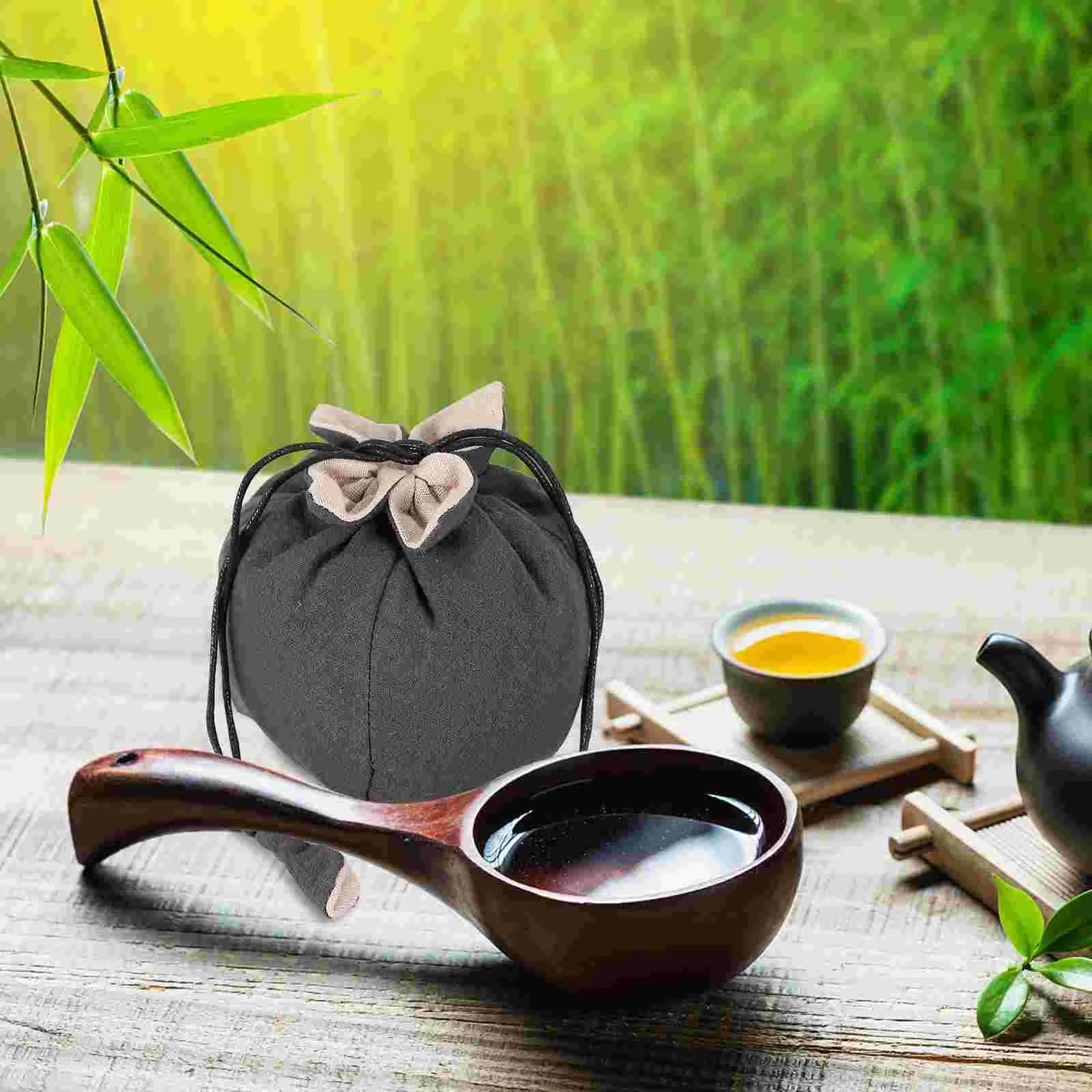 Cotton Linen Teapot Bag Storage Duffel Teaware Pouch Kung Fu Travel Portable Cup