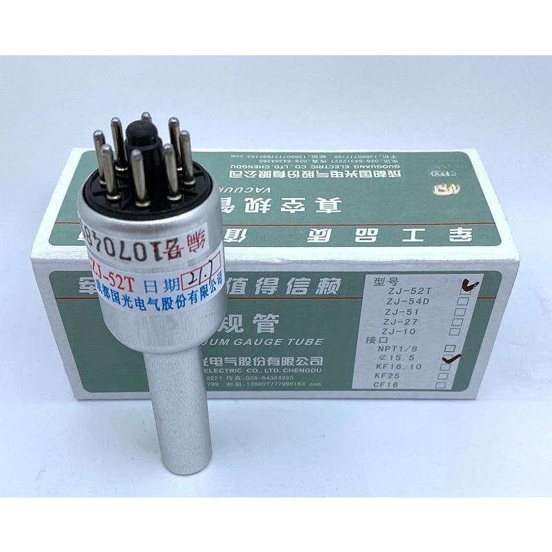 ZJ‑27 ZJ‑10 Ionization Gauge ZJ‑52 Pirani ZJ‑54 Thermocouple Vacuum Gauge Tube Compatible with Guoguang Vacuum Sensor Spare Part