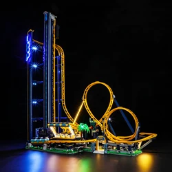 LED Light Kit for 10303 Loop Coaster Building Blocks Light Toy Set  (NO Blocks Only LED Light) Bricks Toys for Children To Gift