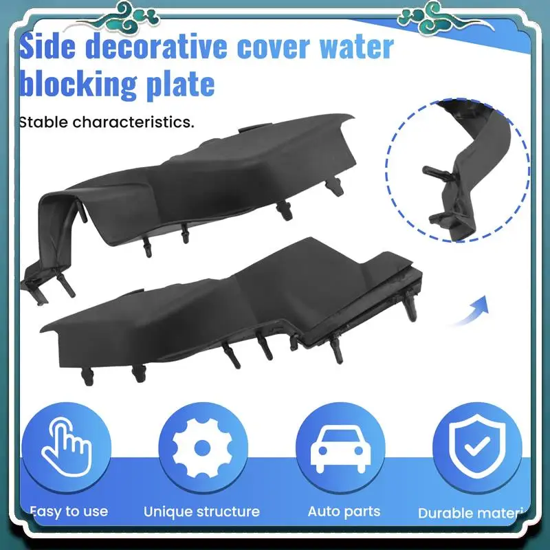 Premium Engine Hood Hinge Cover For HONDA CRV CR-V RE 2007 - 2011 For Left Hand Drive Only 74212-SWA-A00 74222-SWA-A00