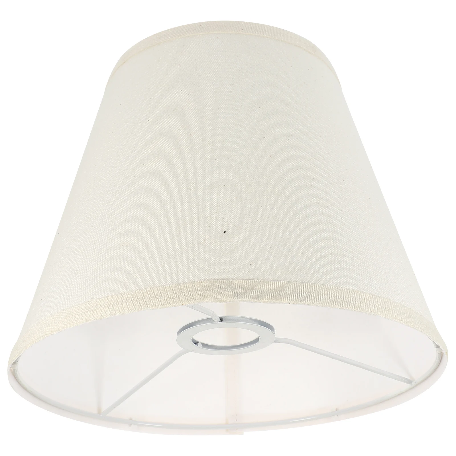 

Natural Linen Drum Lampshade Replacement Cloth Cover For Bedroom Living Room Table Floor Light Simple Vintage Fabric Lampshade