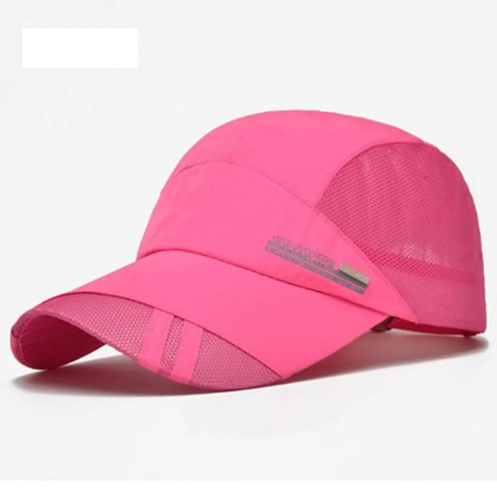 

Outdoor Hollow Breathable Golf Korean Style Sport Cap Summer Visor Cap Baseball Hat Mesh Caps Quick Dry Mesh Cap