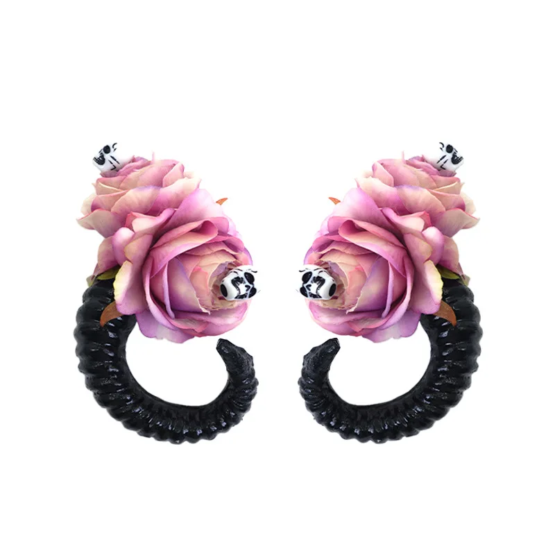 Handgemachte Schaf Horn Stirnband Haarband Zubehör Dämon Böse Gothic Lolita Cosplay Halloween Kopfbedeckung Prop