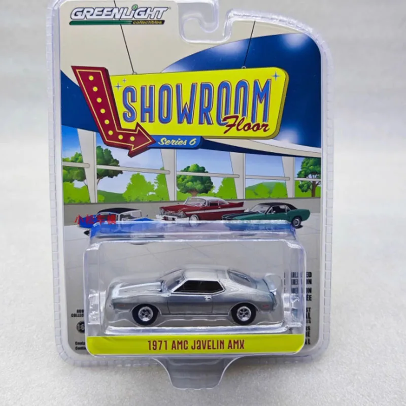 Greenlight Alloy 1:64 Scale 1971 AMCรถรุ่นผู้ใหญ่คอลเลกชันคลาสสิกจอแสดงผลของขวัญของเล่นเด็ก