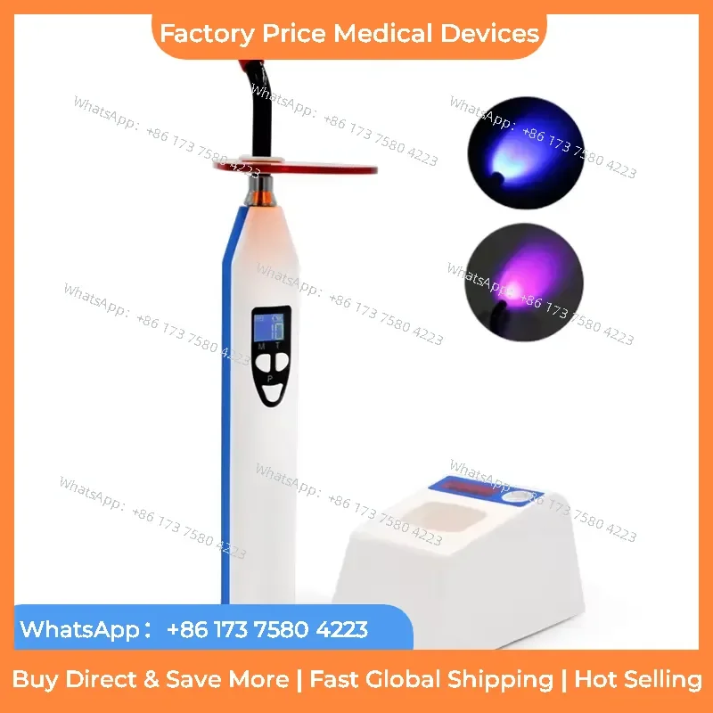 lampe-de-photopolymerisation-led-2-en-1-bleue-et-violette-26-led-avec-photometre-detecteur-de-caries-equipement-haute-puissance