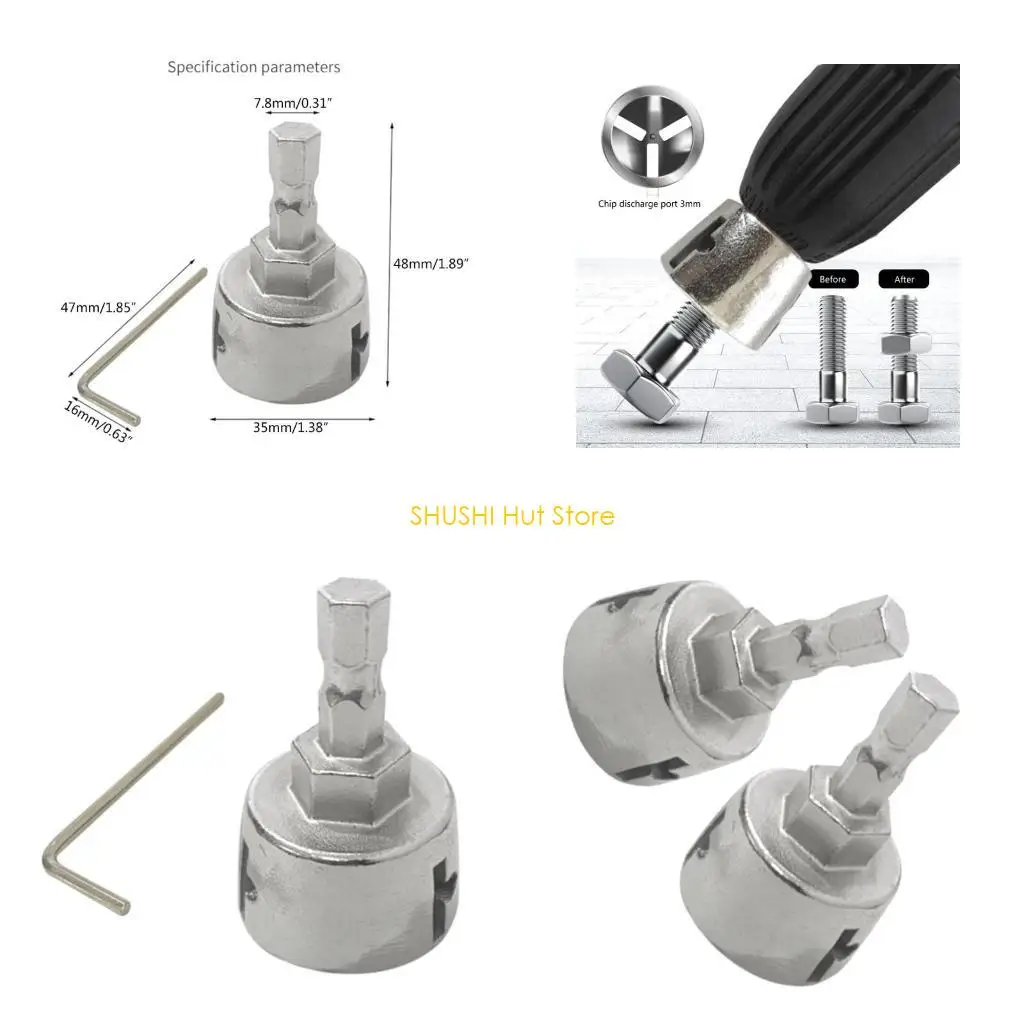 

Metal Deburring Tool Kits, Rotary Deburr Handle Drills Bit Chamfer Deburring D57B