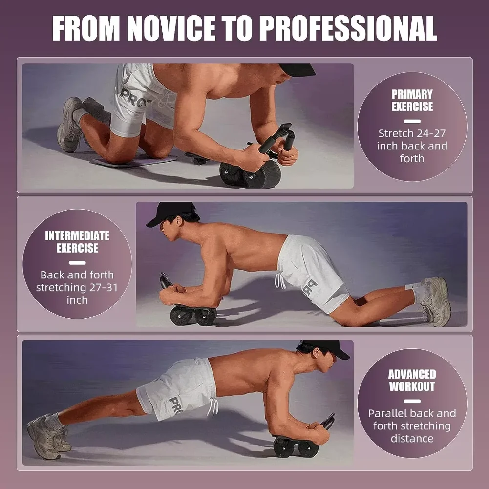 Elbow Support Abdominal Wheel with Counter Display! 💪🔥 6
