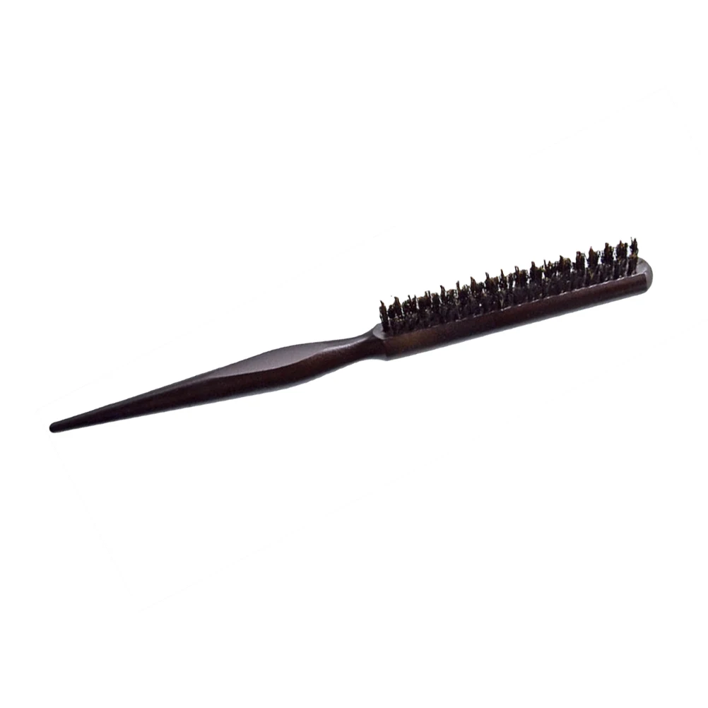 

3-row comb wood 3-row comb salon hairbrush salon hair comb bristles hairbrush