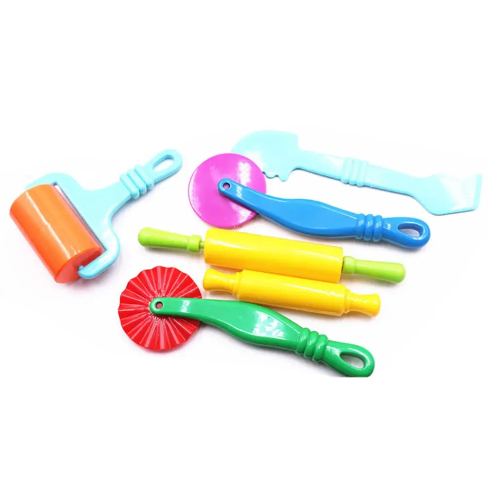 

DIY Plastic Handheld Roller Clay Rolling Pin Tool for Children Clay Roller
