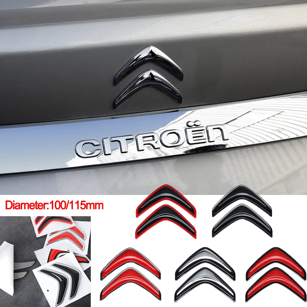 1PC ABS Auto Anteriore/Posteriore logo lettera porta bagagliaio distintivo car styling adesivo Per Citroen C1 C3 C4 DS4 C5 C-ELYSEE Accessori Auto