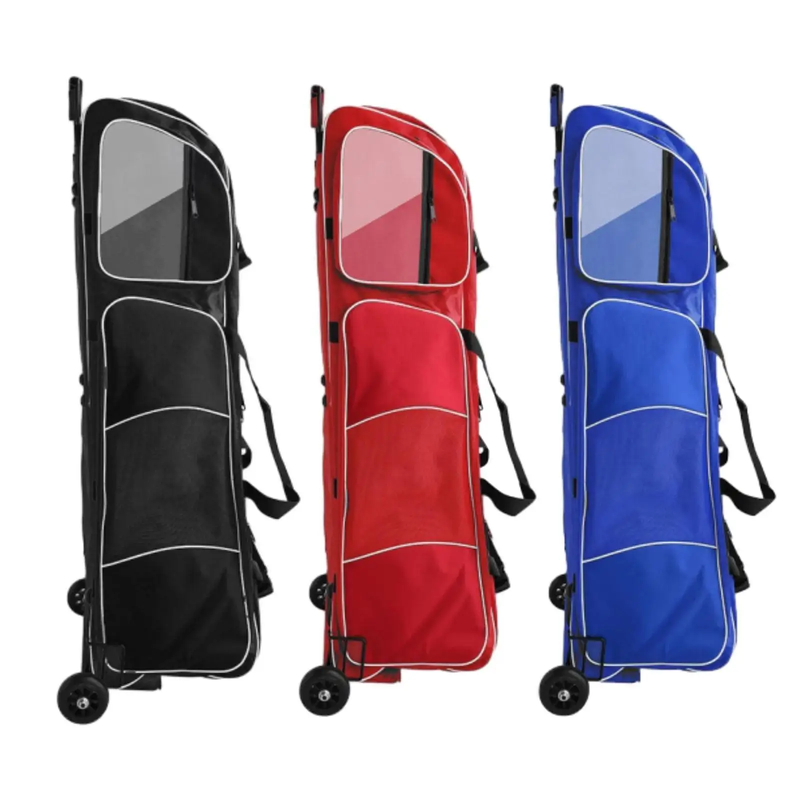 

Fencing Bag Wear Resistant Holder with Retractable Handle Draw Bar Bag Trolley Case for Fencing Training Foil Fencers Epee