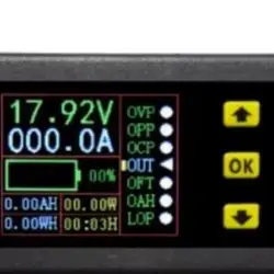 VAC9010H Hall Coulomb Meter Color LCD DC Bidirectional Voltage Current Capacity Tester With Non Invasive Sensor For For Battery