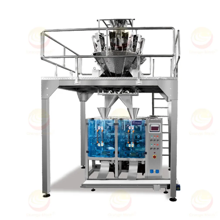 Balança combinada automática de 10 cabeças e 14 cabeças, pesador multihead, embalagem de enchimento, mahine com pesadores multihead