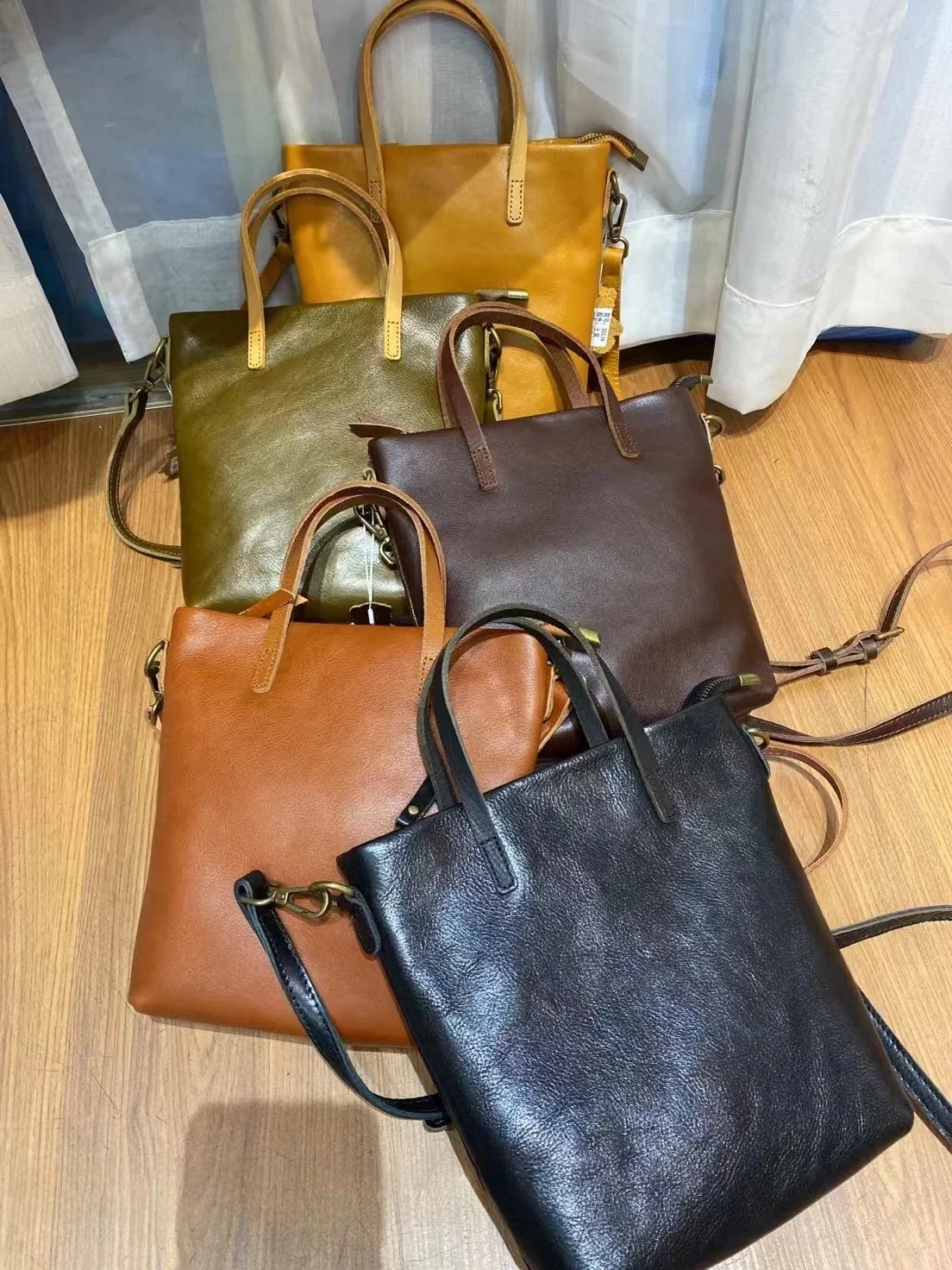 

SIZYOA Original Casual Top Layer Cowhide Leather Handbag Women's Bag oulder Crossbody Bag Faionable Trendy