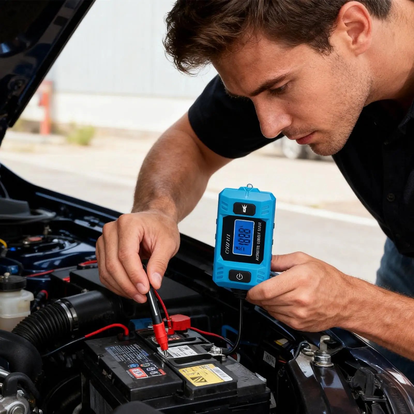 Automotive Circuit Fault Probe Tester 20A 48V Checker Met Front Light Hoge Precisie Auto Circuit Probe Tester met LCD Scherm