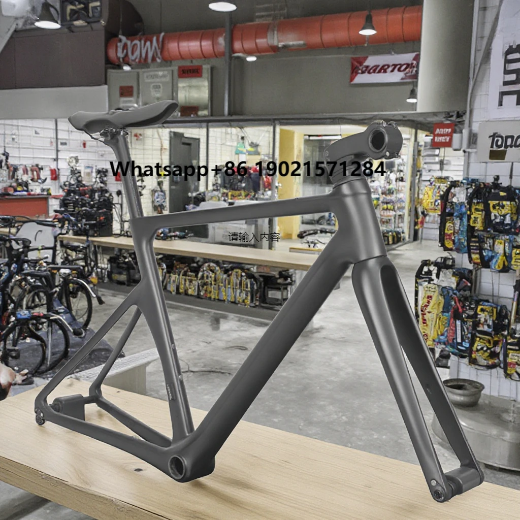 

Men and Women's High Modulus Carbon Fiber Bicycle Frame with Full Internal Cable Routing Disc Brake for Road Bicycles