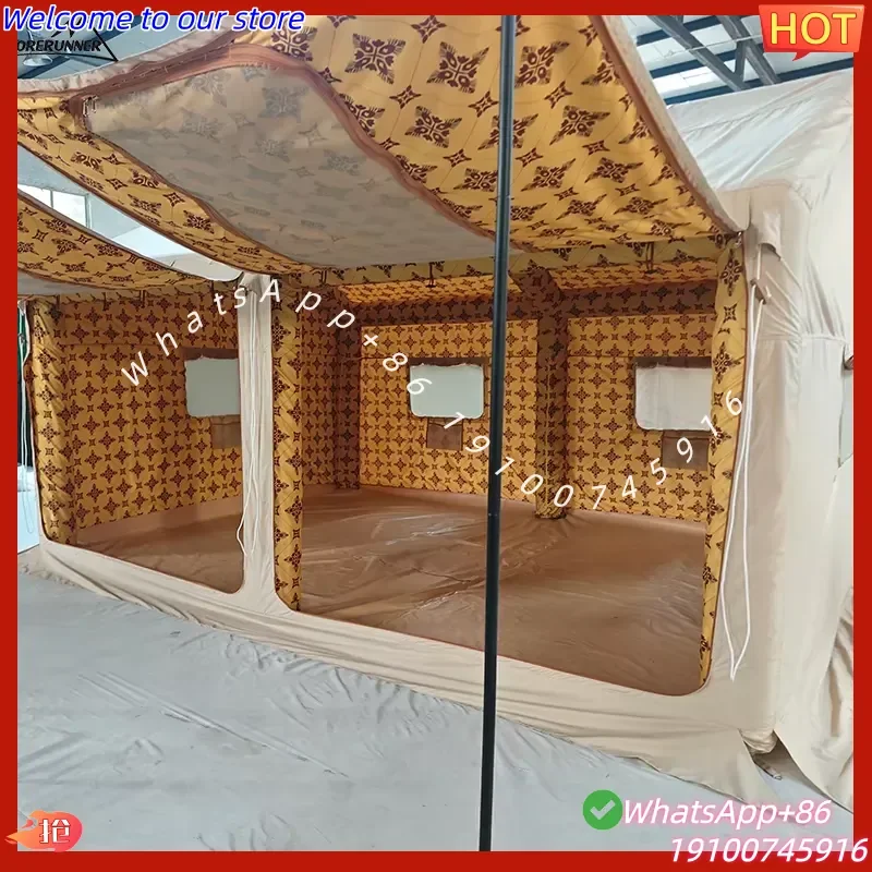 2026 Best-Selling Custom Size Oxford Fabric Air Tent Waterproof Inflatable Camping Tent Middle Eastern Style Outdoor Holidays