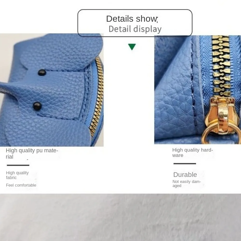 

Cute PU Elephant Bag Hasp Zipper Clutch Vintage Coin Purse Solid Color with Loose Change Storage Bag Pendant Storage