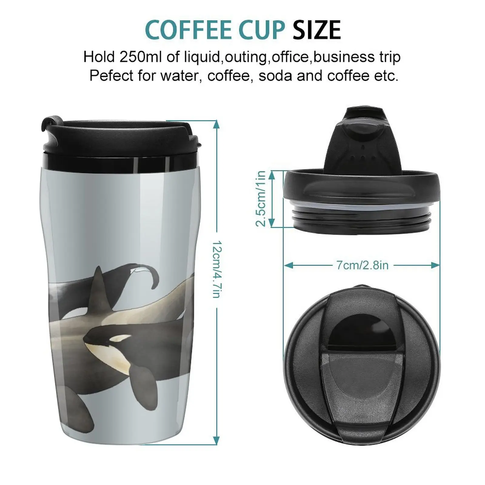 New A, B, C, D Travel Coffee Mug Coffee Cup Espresso Paper Cups For Coffee