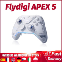 Flydigi Apex 5 Wireless Pc Controller Forceflex Joystick Trigger 3Ms Ultra-Low Latency Rgb Full-Color Lcd Display for Pc/Ns/Android/Tv