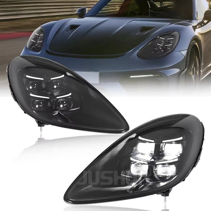 LED Headlight Front Lamp Compatible Dynamic Front Light Assembly Car Parts