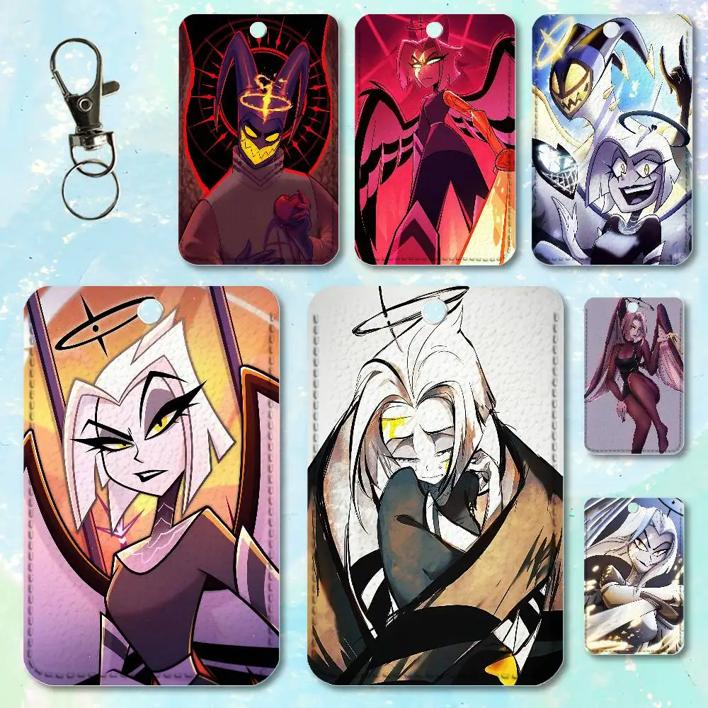 

Lute H-HazbinES Custom Access Card Case Leather Card Holder Transportation Card Case Gifts