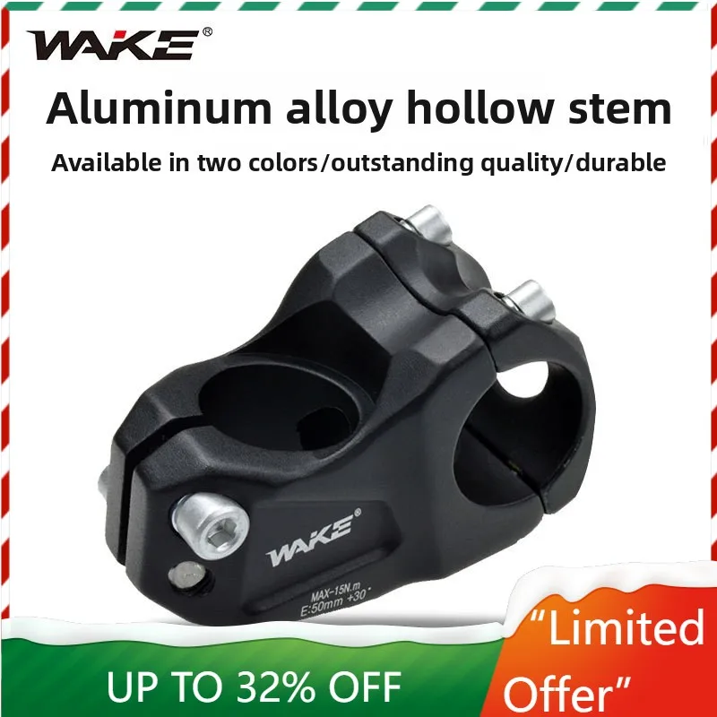 ويك دراجة الجذعية دراجة جبلية قصيرة سبيكة جوفاء المقود الجذعية MTB ملحق دروبشيب بالجملة