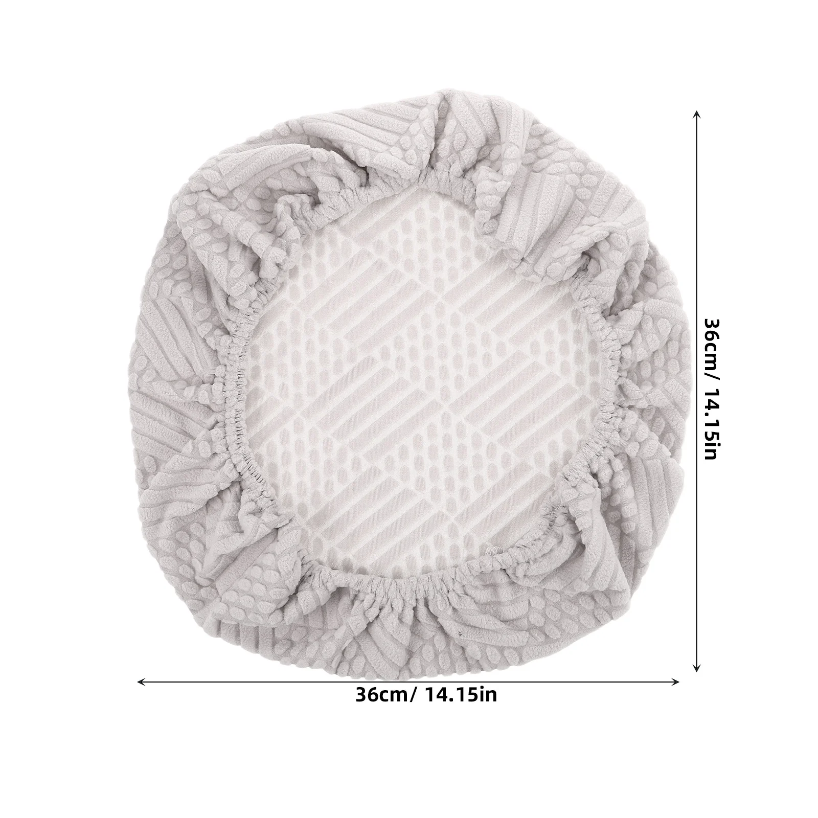 أغطية مقاعد كرسي الطعام المرنة مقاس 11-14 بوصة أغطية مستديرة قابلة للتمدد لوسائد البراز واقيات كرسي المطبخ والحفلات المنزلية