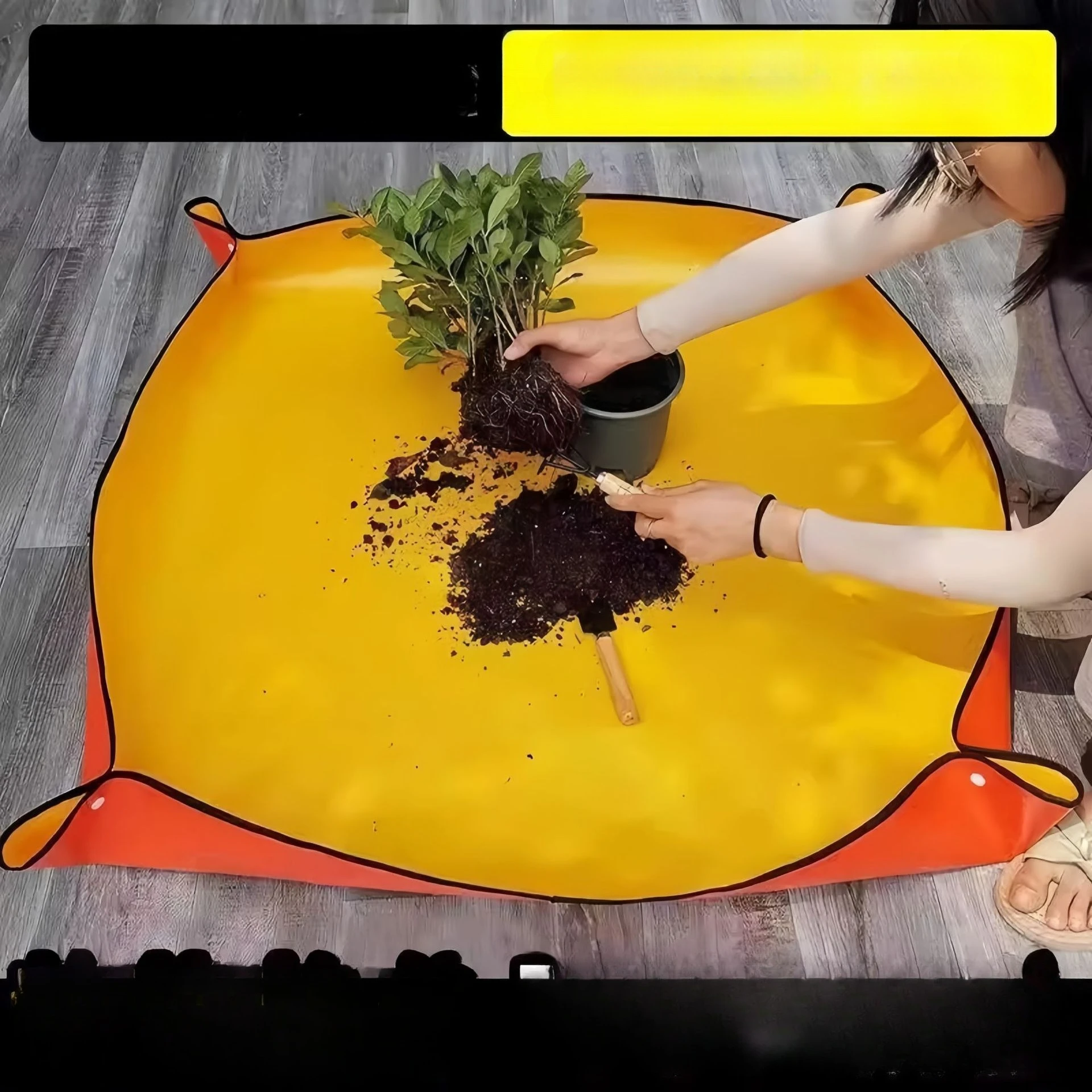 Horticultural mat, waterproof, thickened, soil changing mat, flower planting, succulent, family vegetable planting, soil turning