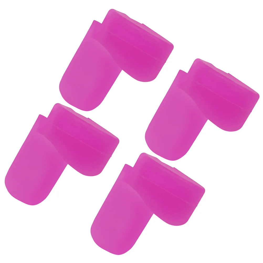 

4 Pcs Clarinet Thumb Rest Cushion Soft Pad Silica Gel Instrument Accessories Child for Finger Pads
