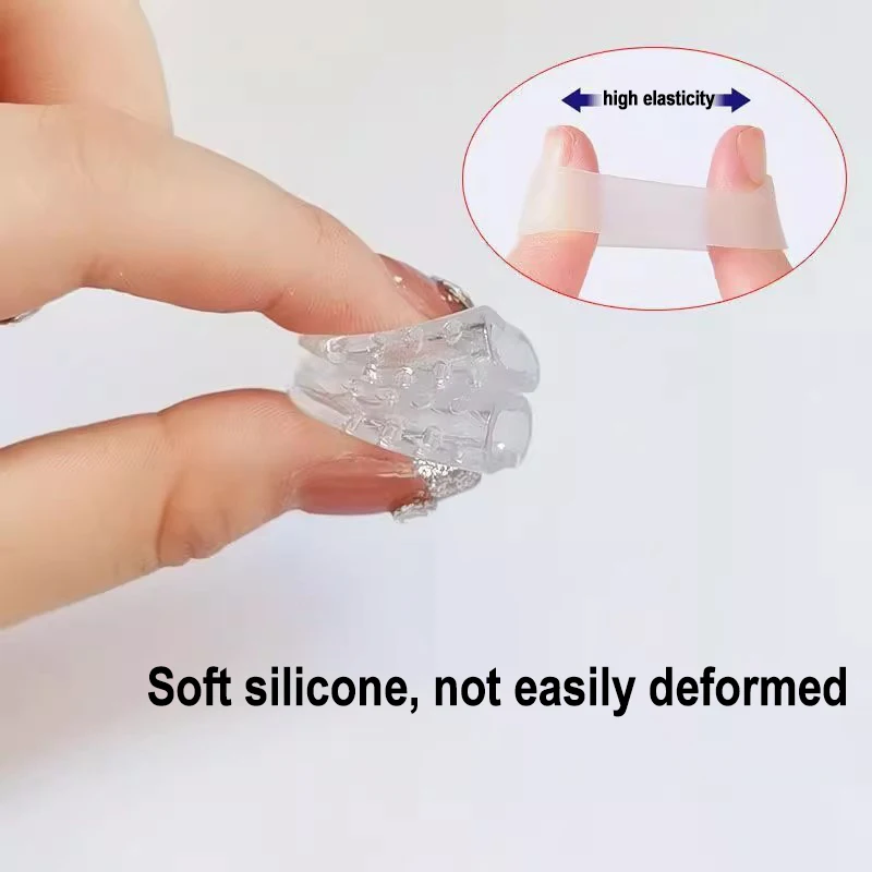 5/10/20 PCS Breathable Silicone Toe Protection Cover Transparent Prevent Water Bubbles Calluses Comfortable Elastic Protective