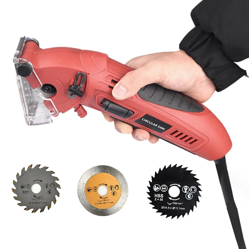 Mini Electric Saw Multifunctional DIY Circular Saw 110/220V Portable Cutting Machine  Professional Woodworking Power Tools