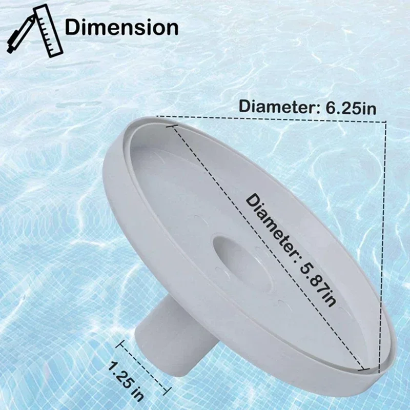 For Hayward SP1082, 1084, 1085, 1075 Skimmer Vac In-Ground Pool Skimmer SP1106 Swimming Pool Replacement Skimmer Vacuum Plate
