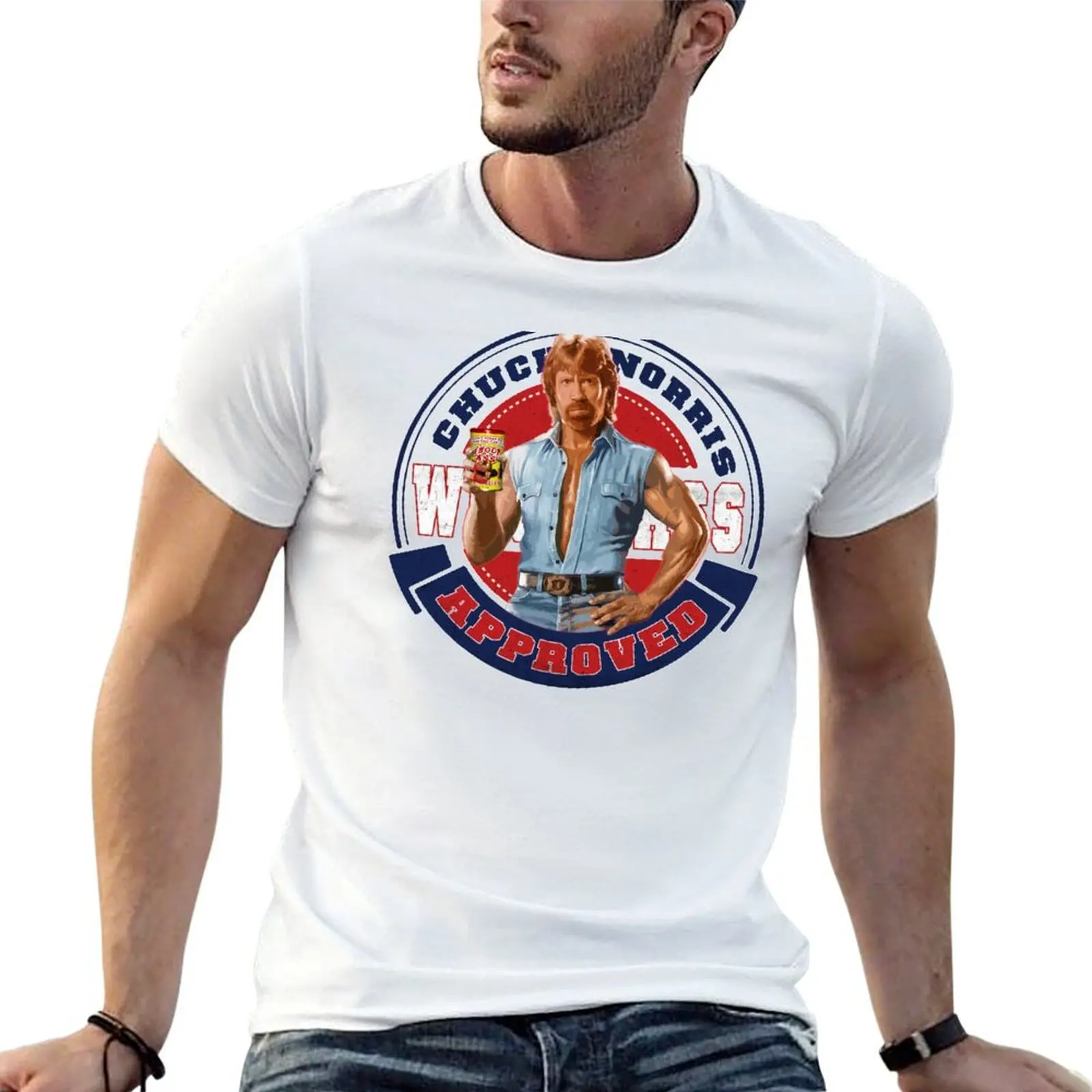 Whoop Ass! Chuck Norris Approved T-Shirt plus sizes quick drying Men's t shirts