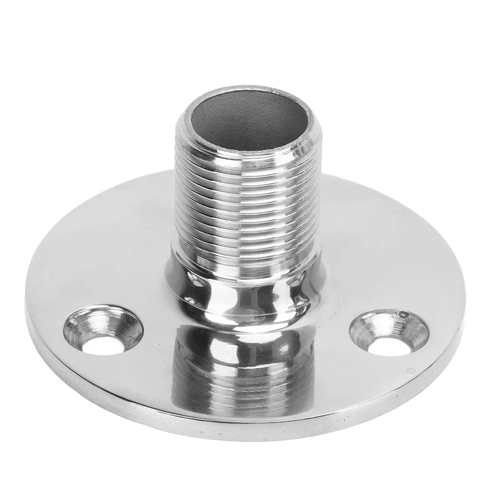 25MM Marine Antenna Base Mount - 316 Stainless Steel Male Thread Boat Accessories