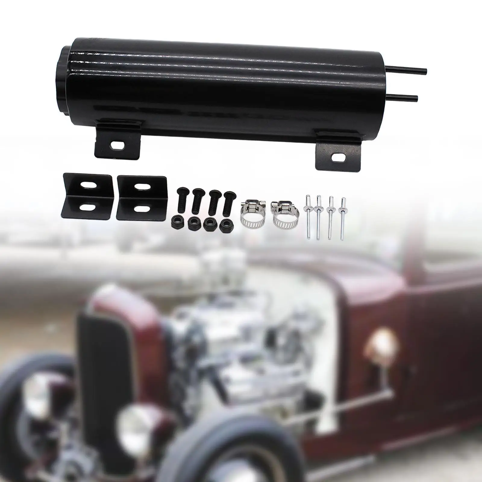 

Radiator Coolant Overflow Tank Reliable Directly Replace Universal 3"x10"
