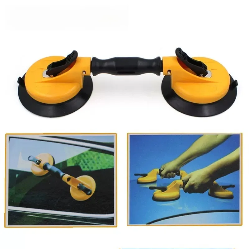 Auto glass suction cup, curved glass suction cup, double-claw/two-claw tile marble suction extractor