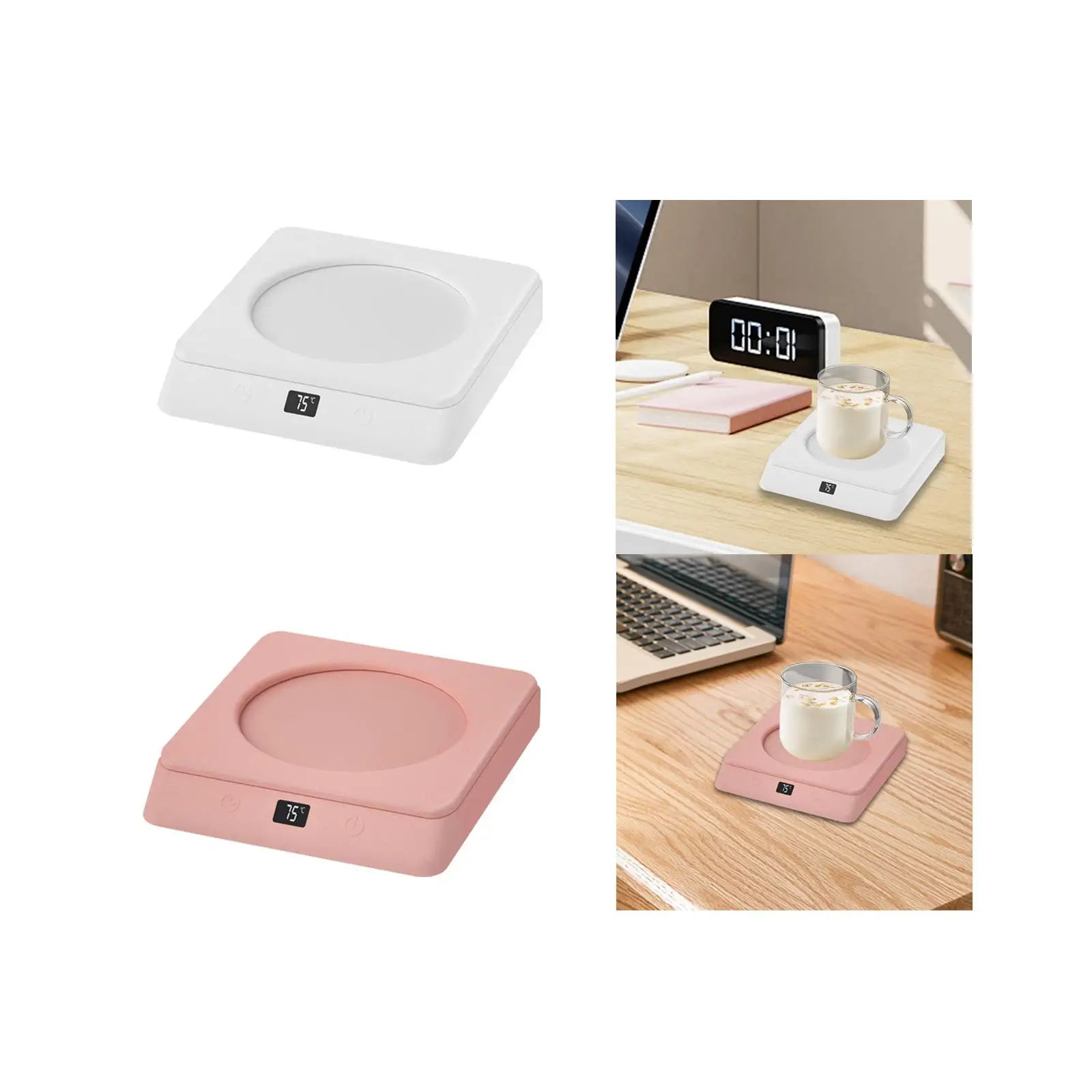 لوحة تسخين كوب القهوة المضادة للانزلاق لأكواب الشاي المصنوعة من الفولاذ المقاوم للصدأ