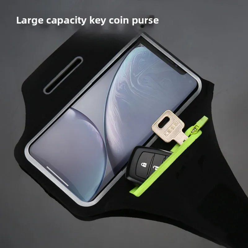 

Silicone Outdoor Sports Armband Case Phone Holder Gym Running Phone Bag Touch Screen Arm Band Case for IPhone Samsung Phone