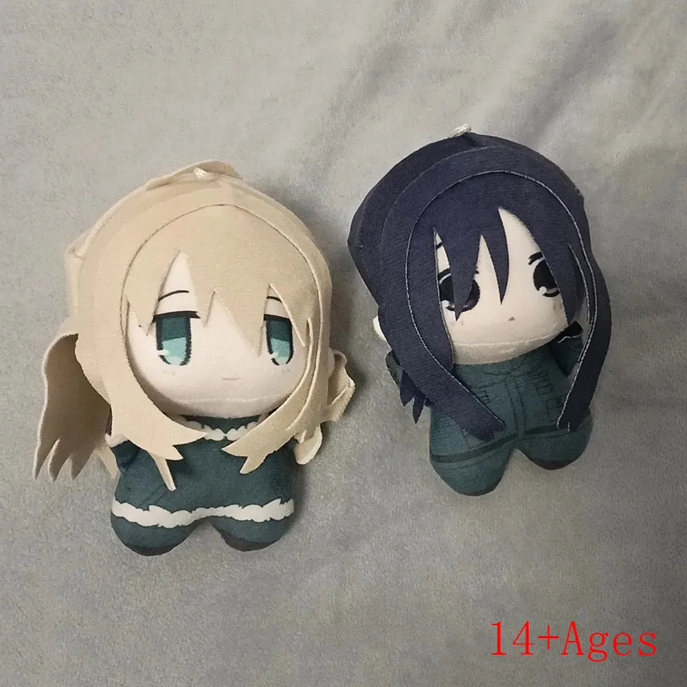 ‌ Porte-clés Cosplay Yuri Chito de l'anime Girls Last Tour, poupée en peluche mignonne en coton, pendentif pour sac à dos, accessoire de décoration