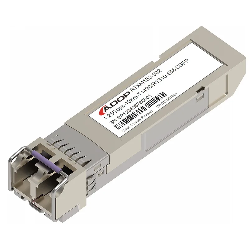 ADOP for Cisco CSFP 1.25G 10km Compatible 1000BASE CSFP 10km DOM Simplex LC SMF Transceiver Module