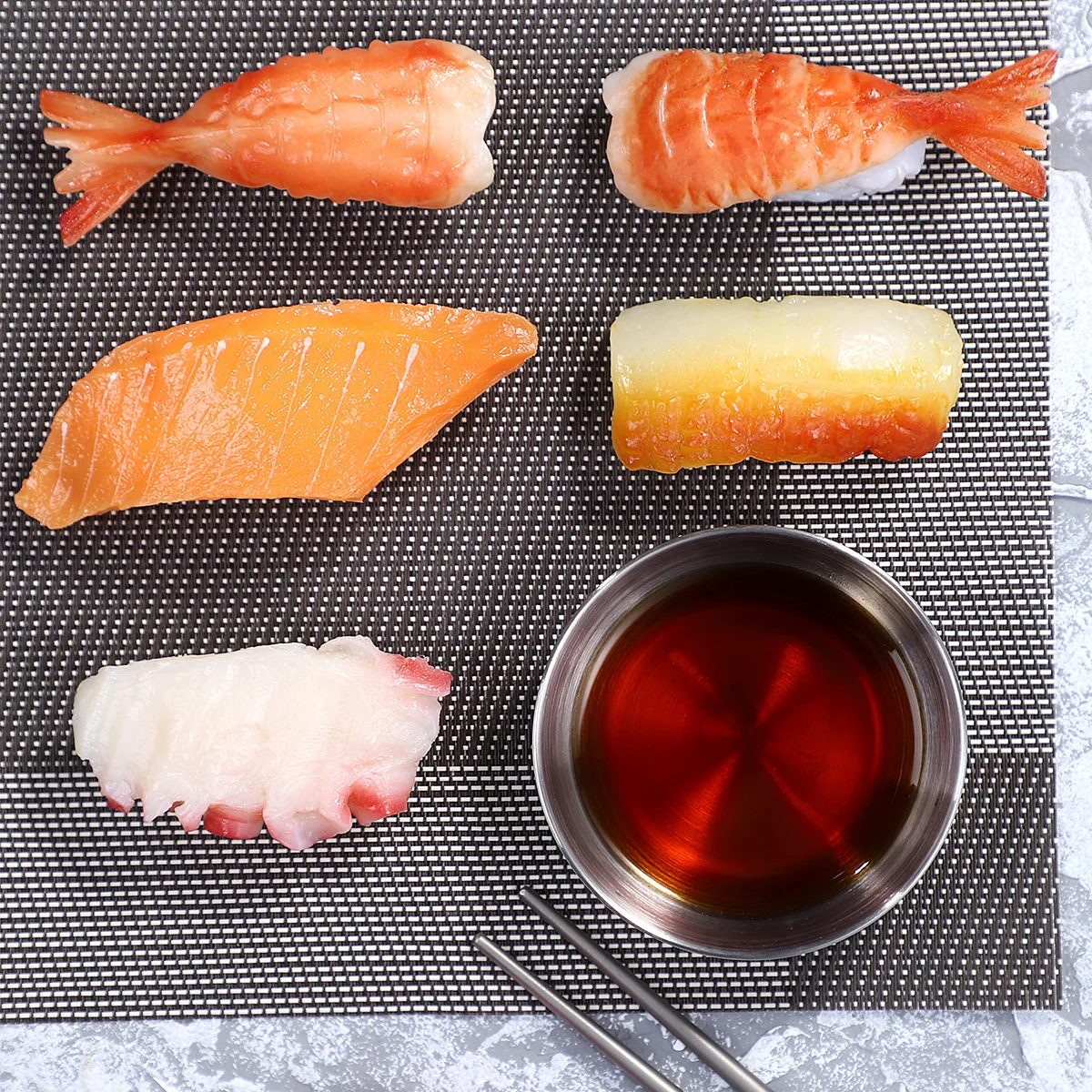 8 قطعة أطباق نكهة الفولاذ المقاوم للصدأ أطباق الصلصة المستديرة لغمس تخدم التوابل المقبلات لوحات طبق التوابل