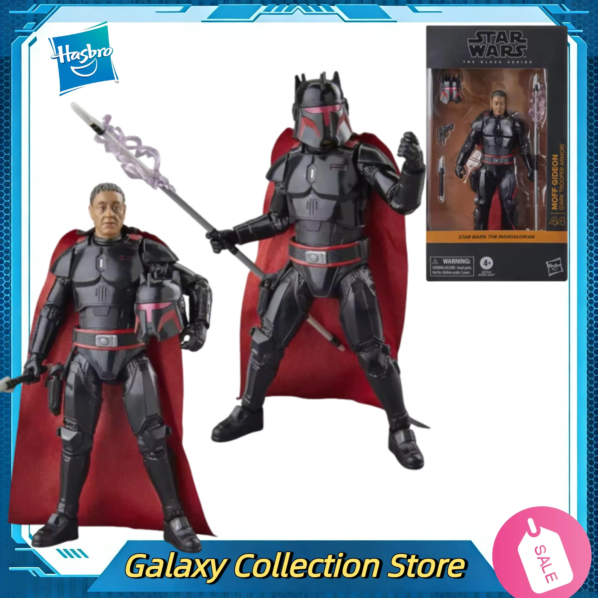 

In Stock Hasbro Star Wars 6 inches 1/12 The Black Series Moff Gideon Dark Trooper Armor 1/12 Anime Figures Model Collection Toy
