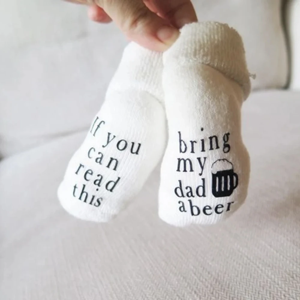جوارب عيد الأب للبيرة للأطفال تجلب والدي هدية مبتكرة للآباء إلى الأكون وحفلات استقبال المولود الجديد #3