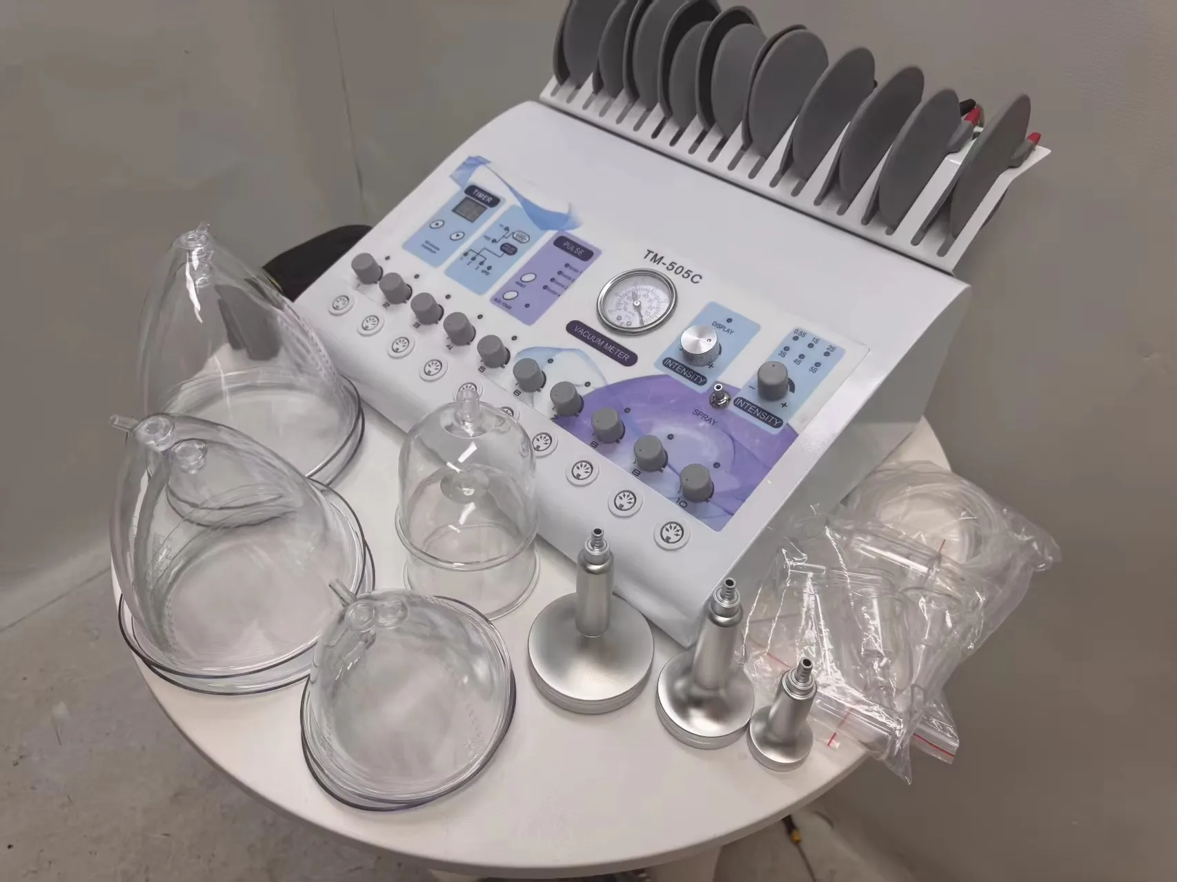 EMS Vacuum Therapy Machine Professional Lymphatic Drainage Machine for Breast Enlargement Butt Lifting & Cellulite Reduction