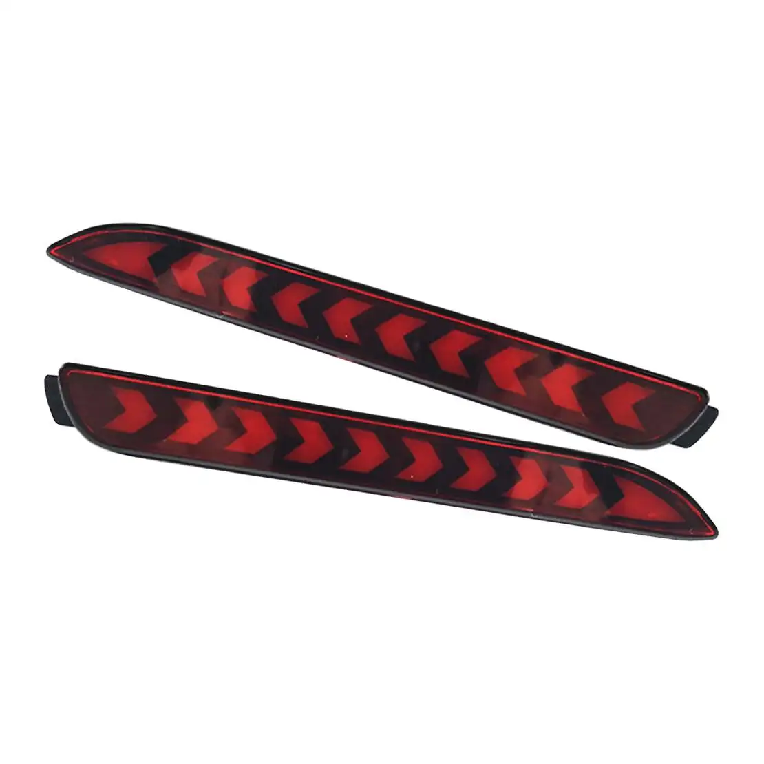

1 Pair Red Rear Bumper Reflector Light Running Brake Lamp 12V Fit for Toyota Sienna Matrix Venza RAV4 Lexus RC350 GX470 RX300