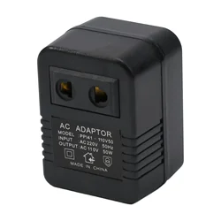 Step Down Transformer Travel Adapter EU Plug 220V To 110V Voltage Converter 50W/100W Designed For Power Efficiency