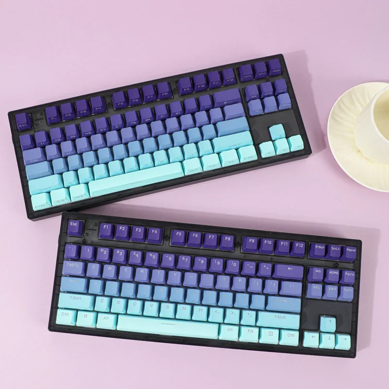 Qinglian-色が変わるpbtサイドキー,OEM, 68/75/87